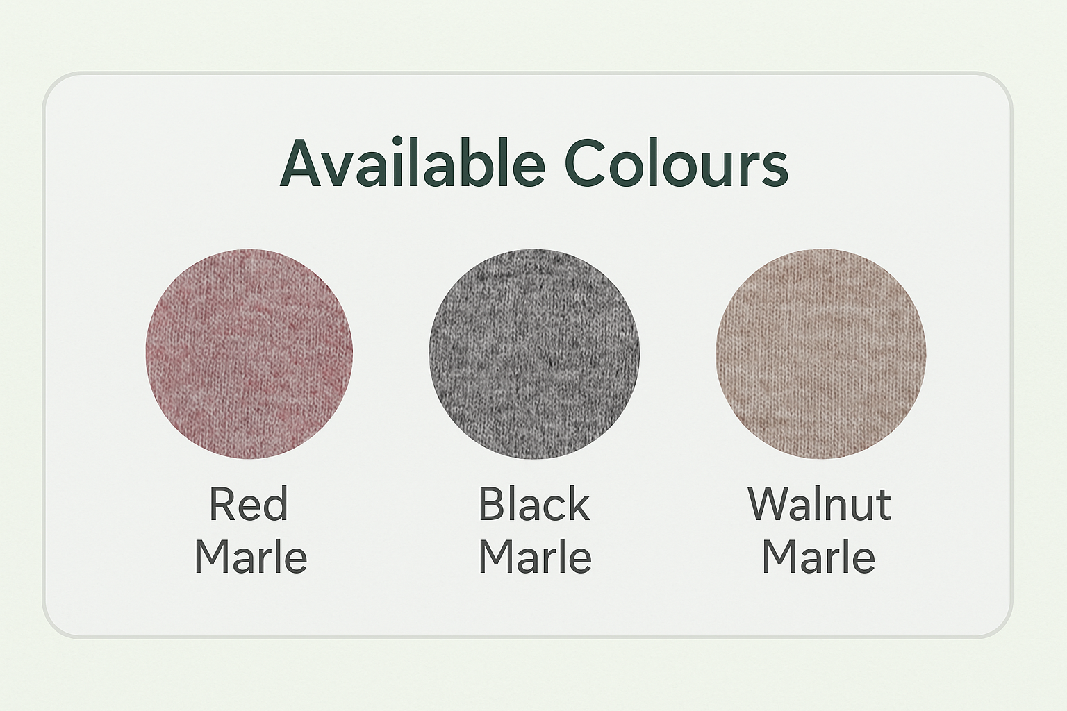 Available colours for Bamboo Marle Pom Pom Beanie: Walnut Grey Marle, Black Grey Marle, Red Grey Marle