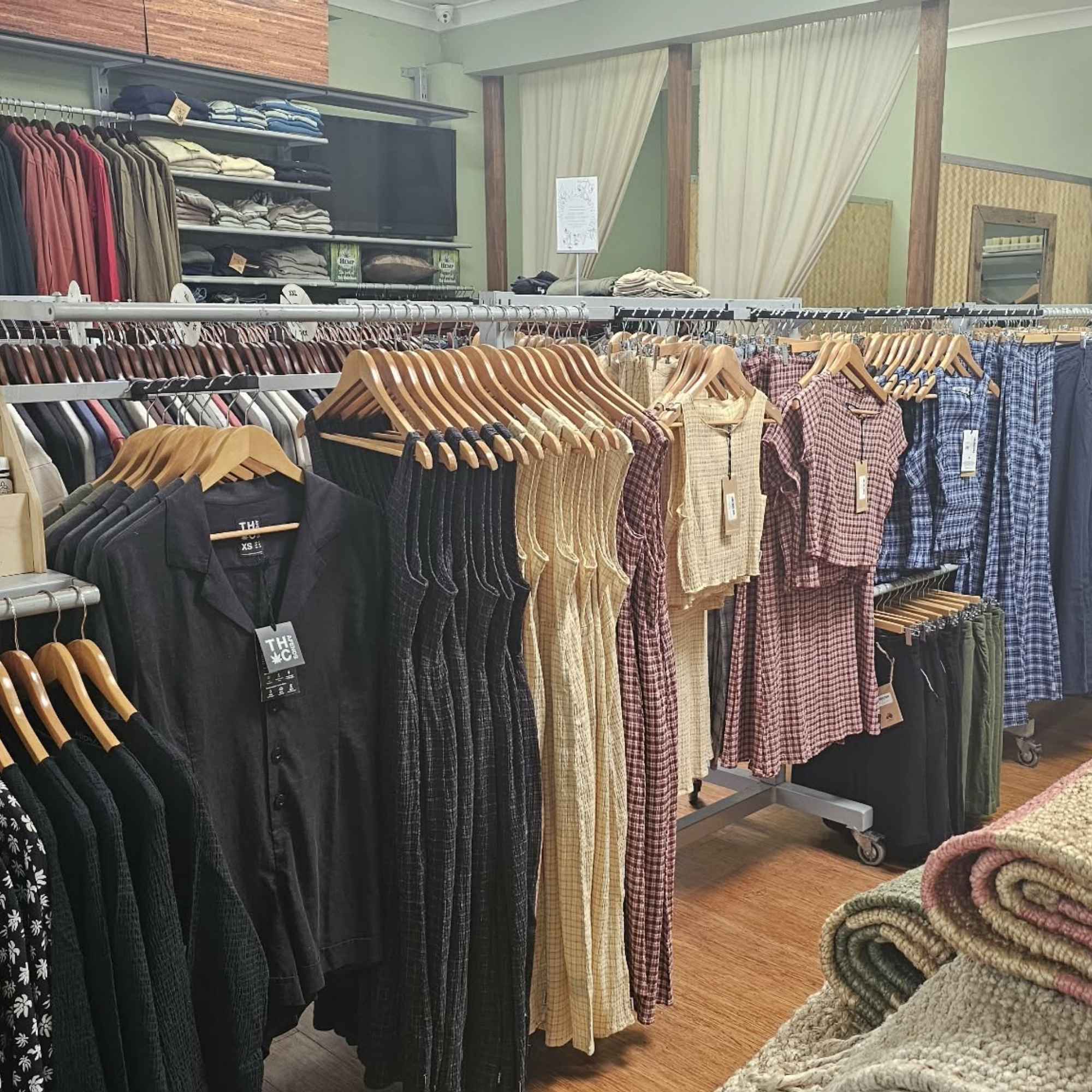 Inside the Made In Hemp Long Jetty store