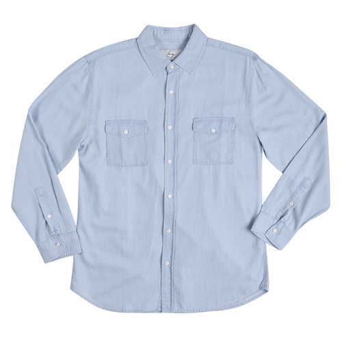 Bamboo Denim Long Sleeve Shirt 